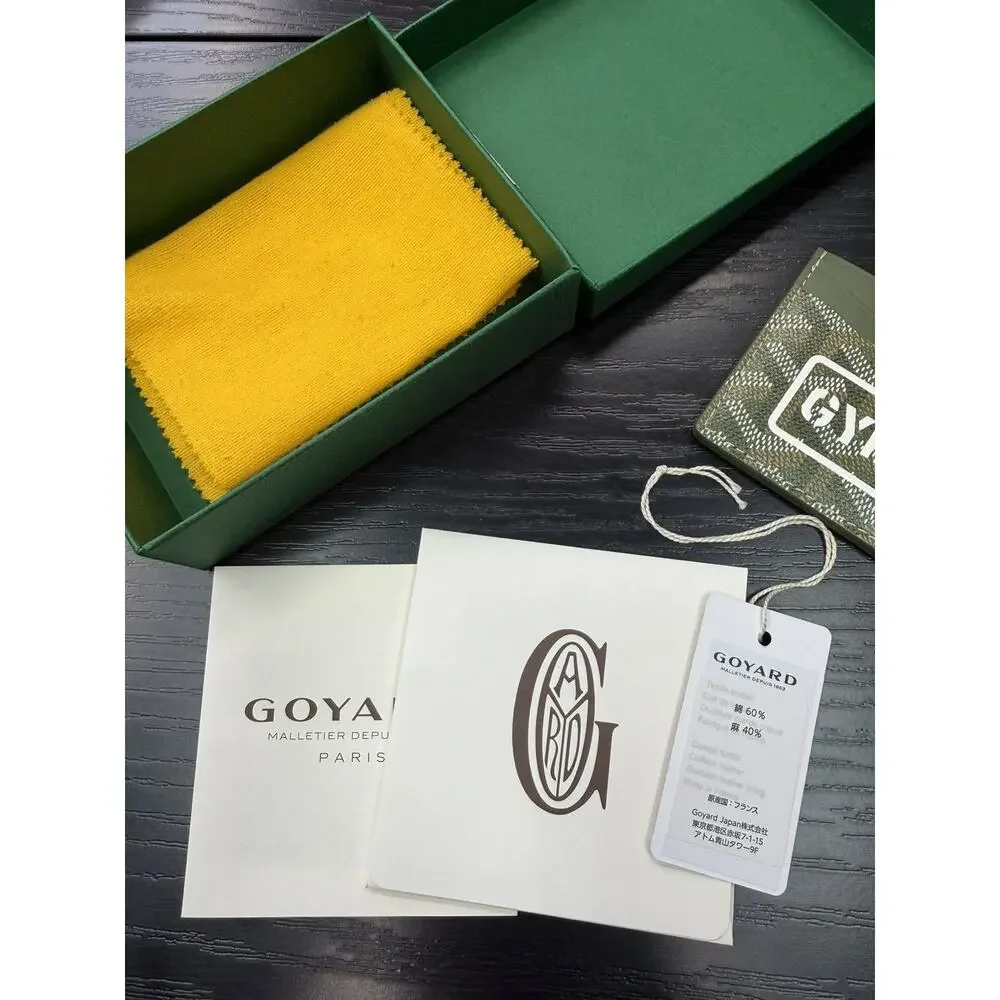 Goyard Khaki Saint-Sulpice Card Holder